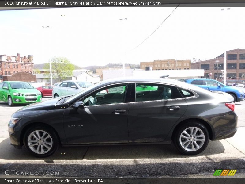 Nightfall Gray Metallic / Dark Atmosphere/Medium Ash Gray 2016 Chevrolet Malibu LT