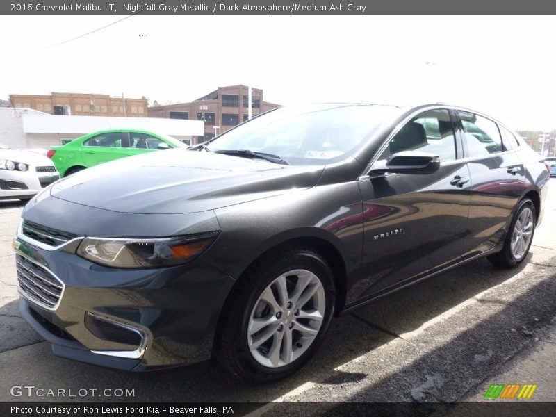 Nightfall Gray Metallic / Dark Atmosphere/Medium Ash Gray 2016 Chevrolet Malibu LT