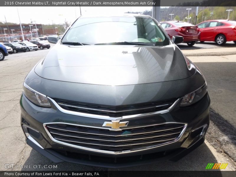 Nightfall Gray Metallic / Dark Atmosphere/Medium Ash Gray 2016 Chevrolet Malibu LT