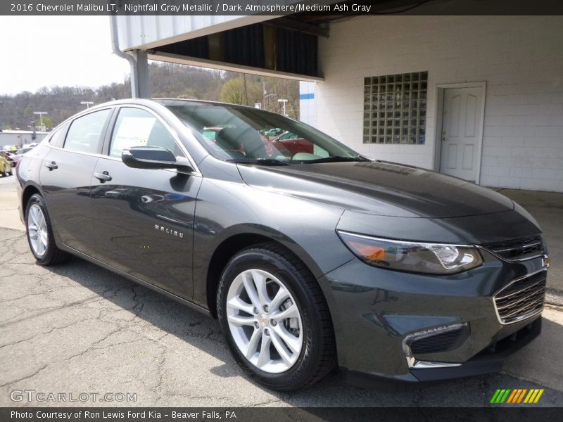 Nightfall Gray Metallic / Dark Atmosphere/Medium Ash Gray 2016 Chevrolet Malibu LT