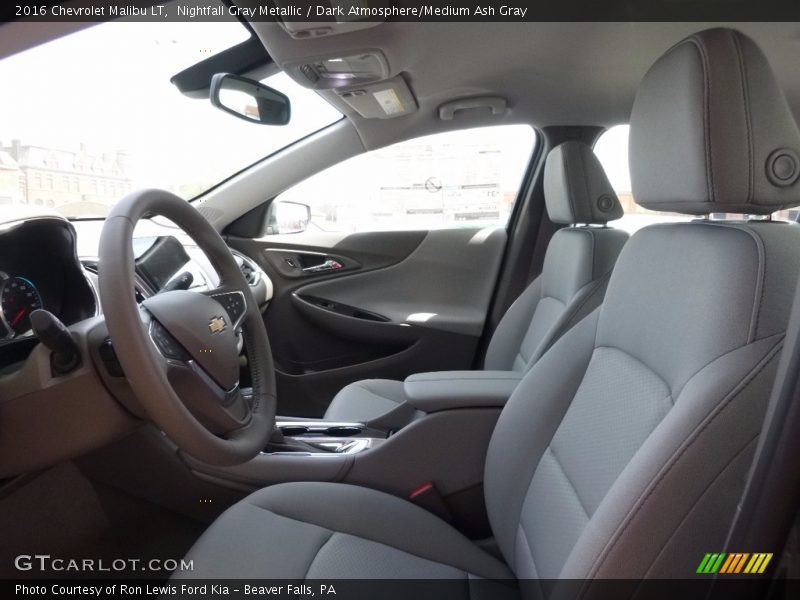 Nightfall Gray Metallic / Dark Atmosphere/Medium Ash Gray 2016 Chevrolet Malibu LT