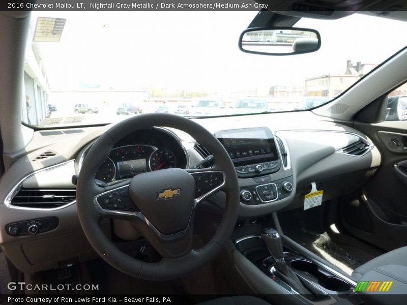 Nightfall Gray Metallic / Dark Atmosphere/Medium Ash Gray 2016 Chevrolet Malibu LT