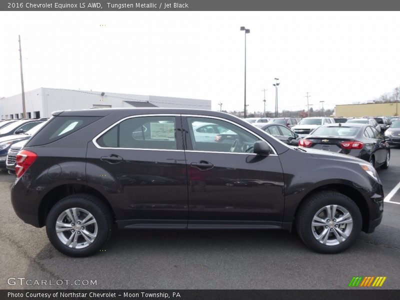 Tungsten Metallic / Jet Black 2016 Chevrolet Equinox LS AWD