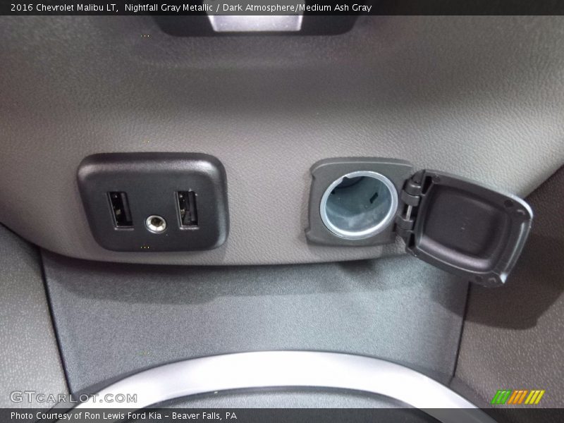 Nightfall Gray Metallic / Dark Atmosphere/Medium Ash Gray 2016 Chevrolet Malibu LT