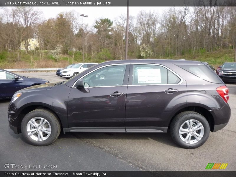 Tungsten Metallic / Jet Black 2016 Chevrolet Equinox LS AWD