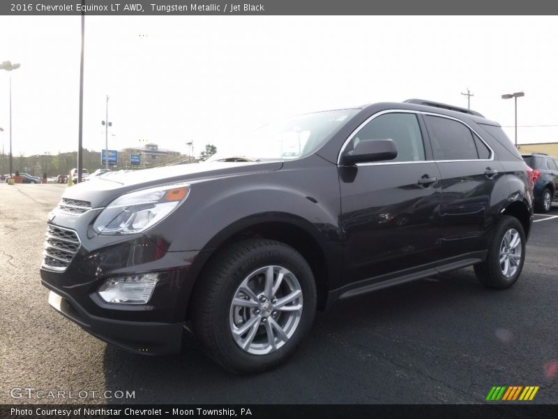 Tungsten Metallic / Jet Black 2016 Chevrolet Equinox LT AWD