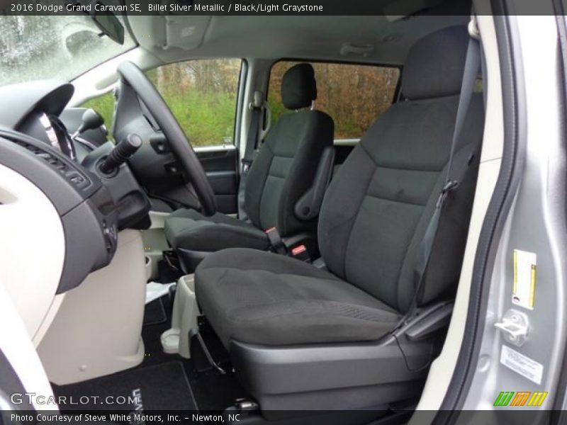 Billet Silver Metallic / Black/Light Graystone 2016 Dodge Grand Caravan SE