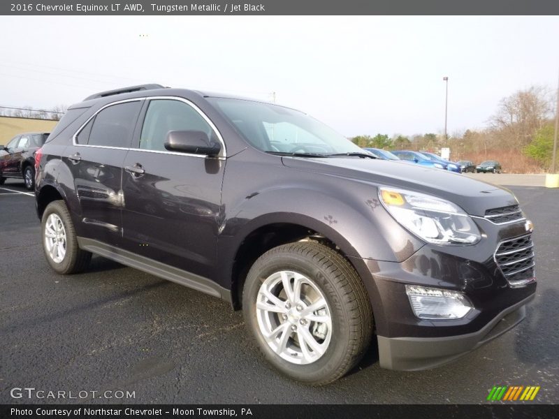 Tungsten Metallic / Jet Black 2016 Chevrolet Equinox LT AWD