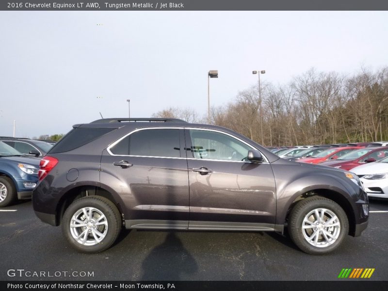Tungsten Metallic / Jet Black 2016 Chevrolet Equinox LT AWD