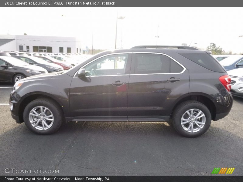 Tungsten Metallic / Jet Black 2016 Chevrolet Equinox LT AWD