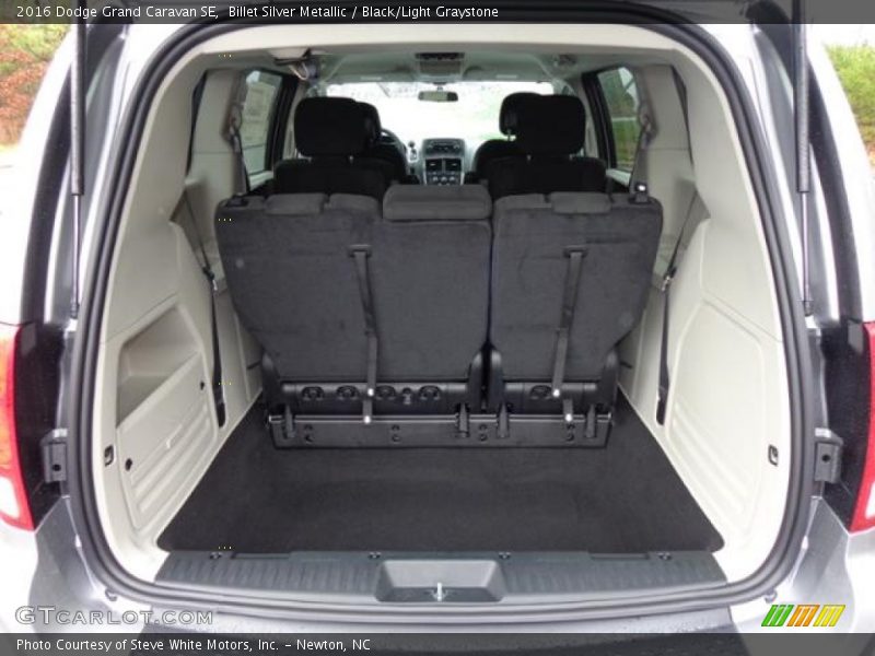 Billet Silver Metallic / Black/Light Graystone 2016 Dodge Grand Caravan SE