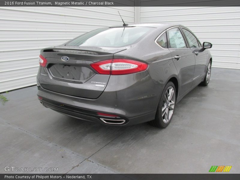 Magnetic Metallic / Charcoal Black 2016 Ford Fusion Titanium