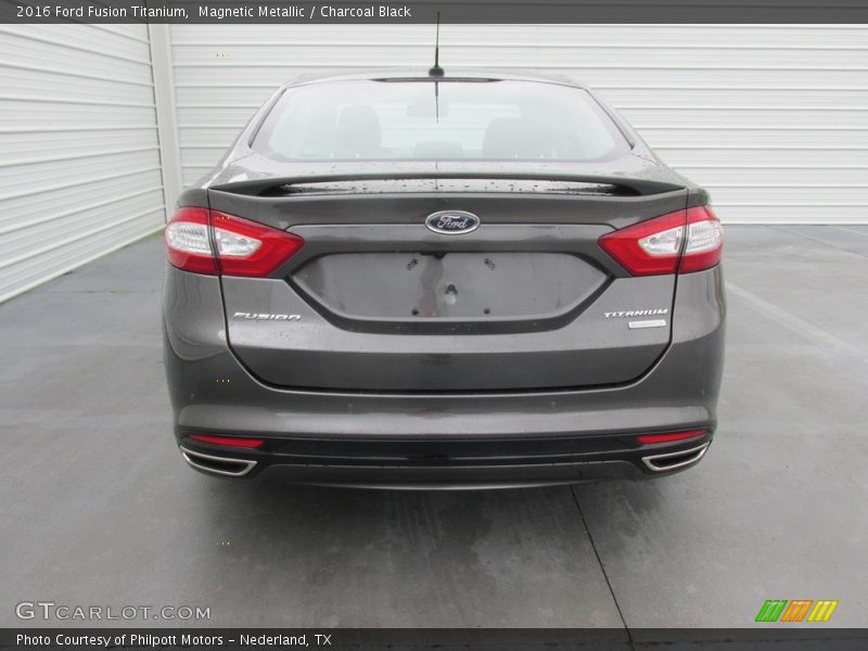Magnetic Metallic / Charcoal Black 2016 Ford Fusion Titanium