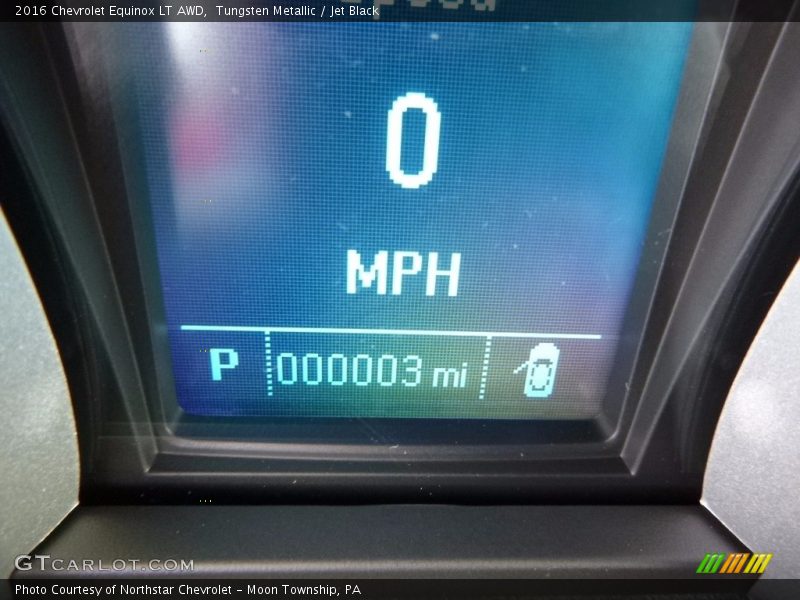 Tungsten Metallic / Jet Black 2016 Chevrolet Equinox LT AWD