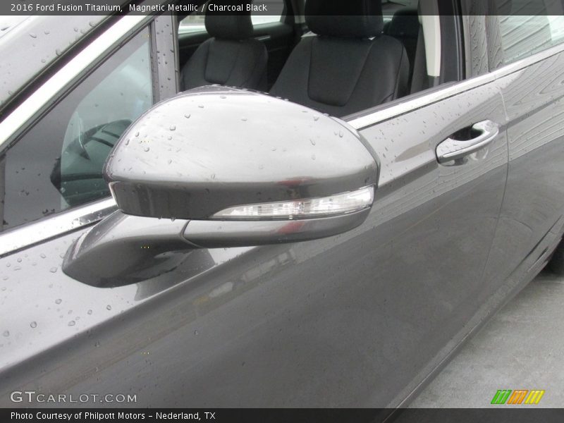 Magnetic Metallic / Charcoal Black 2016 Ford Fusion Titanium