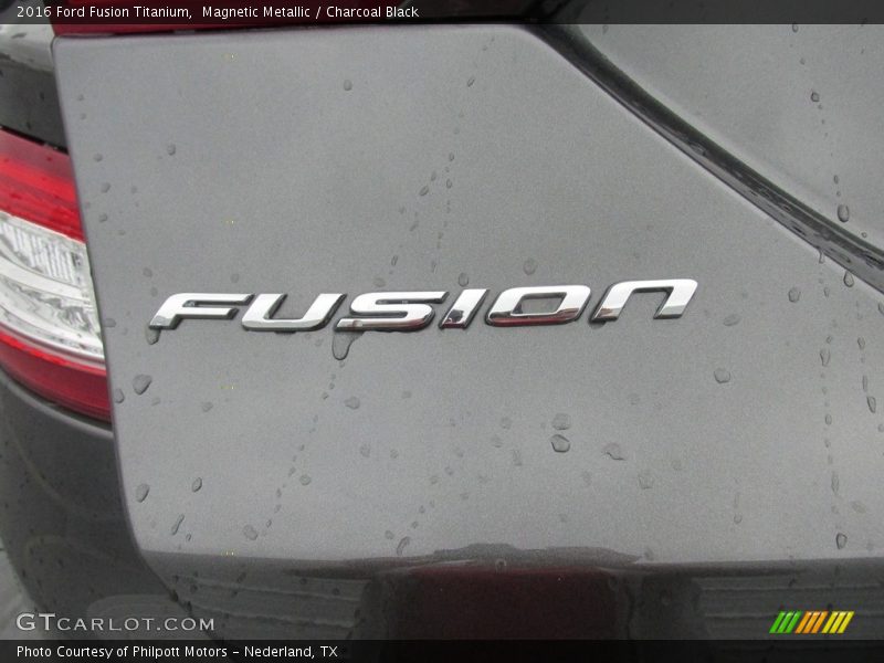 Magnetic Metallic / Charcoal Black 2016 Ford Fusion Titanium