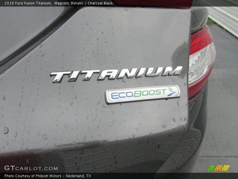 Magnetic Metallic / Charcoal Black 2016 Ford Fusion Titanium