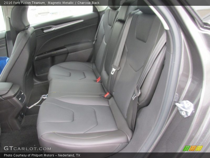 Magnetic Metallic / Charcoal Black 2016 Ford Fusion Titanium