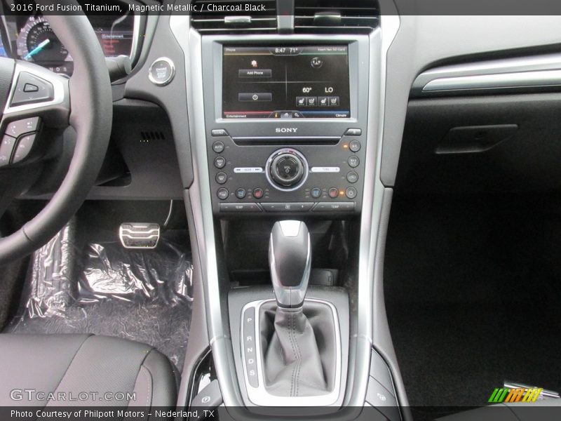 Magnetic Metallic / Charcoal Black 2016 Ford Fusion Titanium