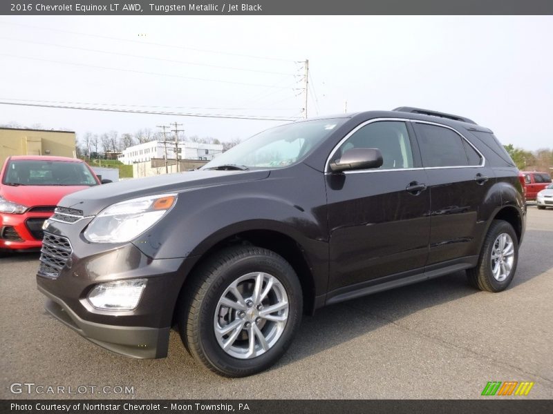 Tungsten Metallic / Jet Black 2016 Chevrolet Equinox LT AWD