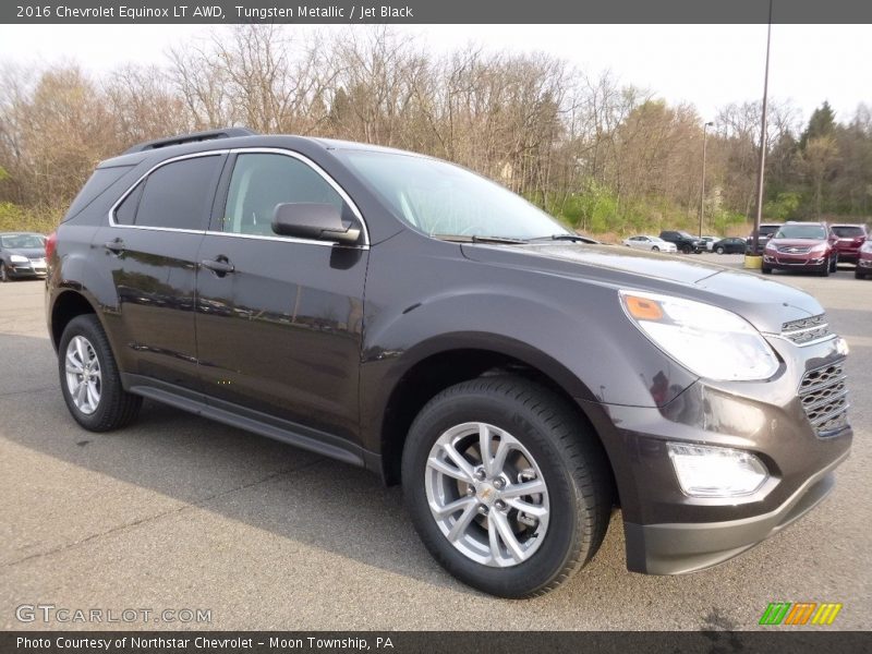 Tungsten Metallic / Jet Black 2016 Chevrolet Equinox LT AWD