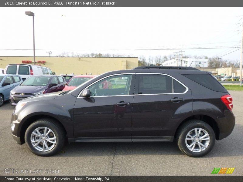 Tungsten Metallic / Jet Black 2016 Chevrolet Equinox LT AWD