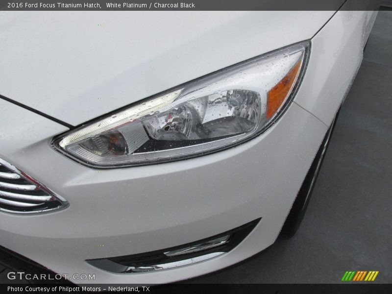 White Platinum / Charcoal Black 2016 Ford Focus Titanium Hatch