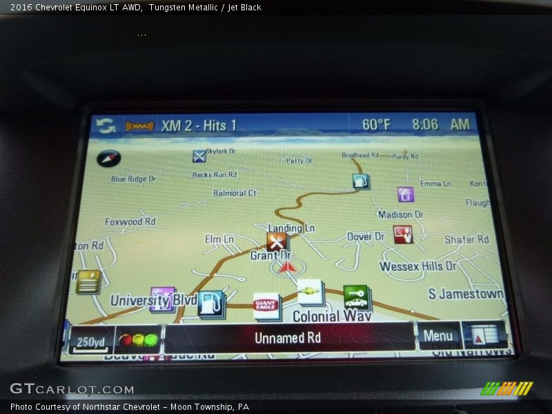 Tungsten Metallic / Jet Black 2016 Chevrolet Equinox LT AWD