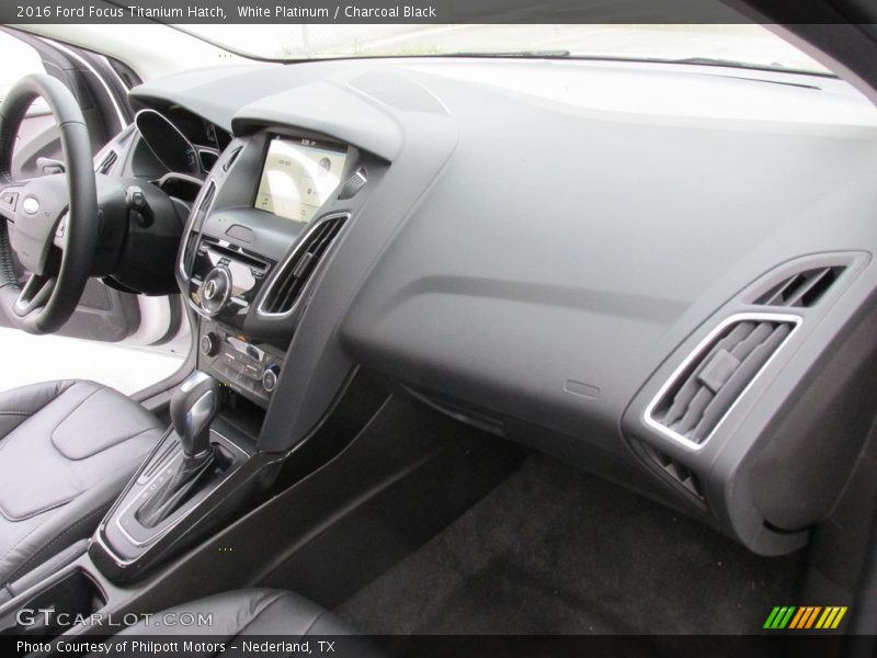 White Platinum / Charcoal Black 2016 Ford Focus Titanium Hatch