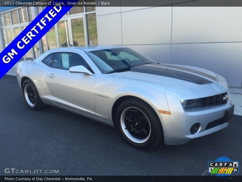 Silver Ice Metallic / Black 2013 Chevrolet Camaro LS Coupe