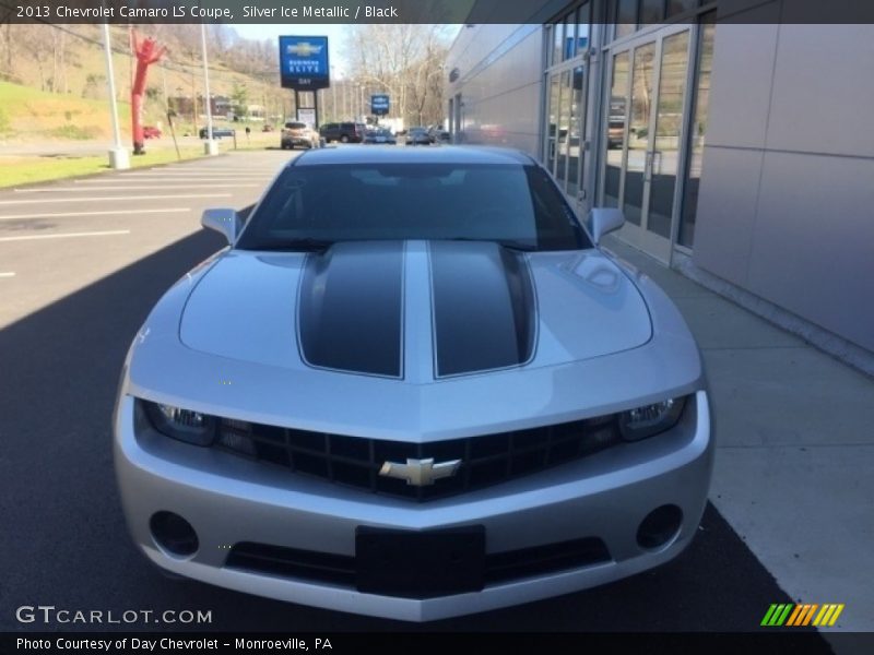 Silver Ice Metallic / Black 2013 Chevrolet Camaro LS Coupe