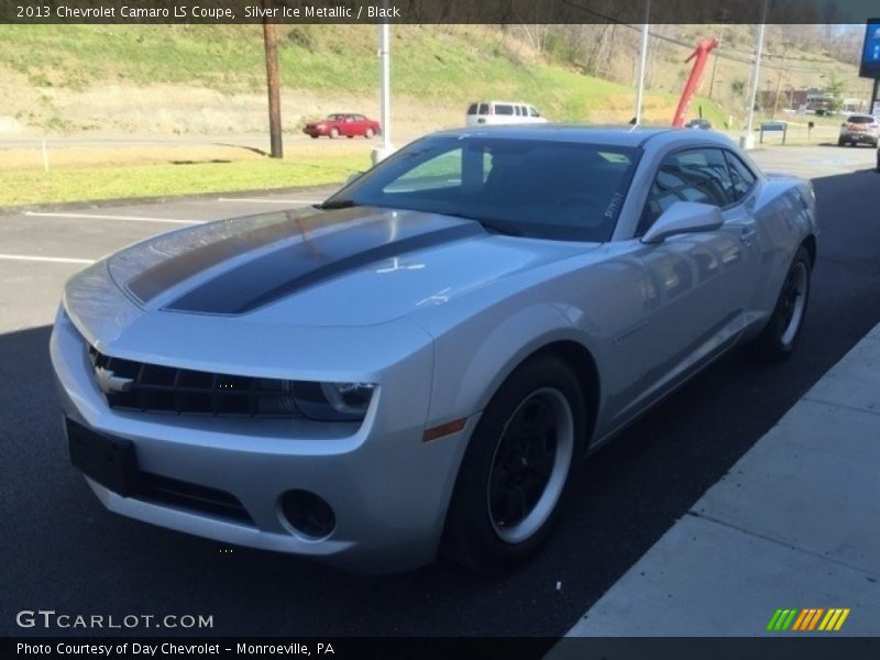 Silver Ice Metallic / Black 2013 Chevrolet Camaro LS Coupe