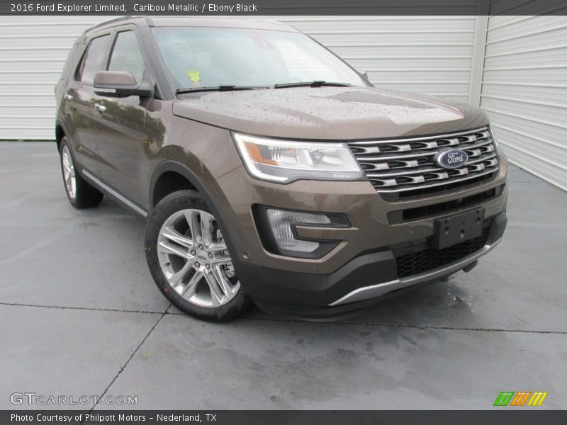 Caribou Metallic / Ebony Black 2016 Ford Explorer Limited