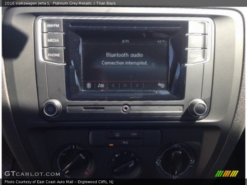 Platinum Grey Metallic / Titan Black 2016 Volkswagen Jetta S