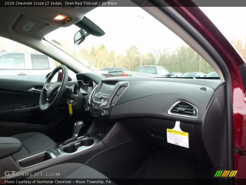 Siren Red Tintcoat / Jet Black 2016 Chevrolet Cruze LT Sedan