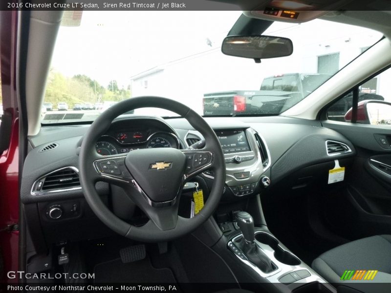 Siren Red Tintcoat / Jet Black 2016 Chevrolet Cruze LT Sedan