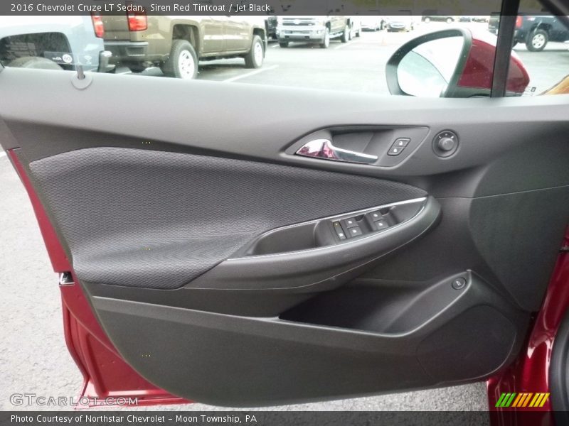 Siren Red Tintcoat / Jet Black 2016 Chevrolet Cruze LT Sedan