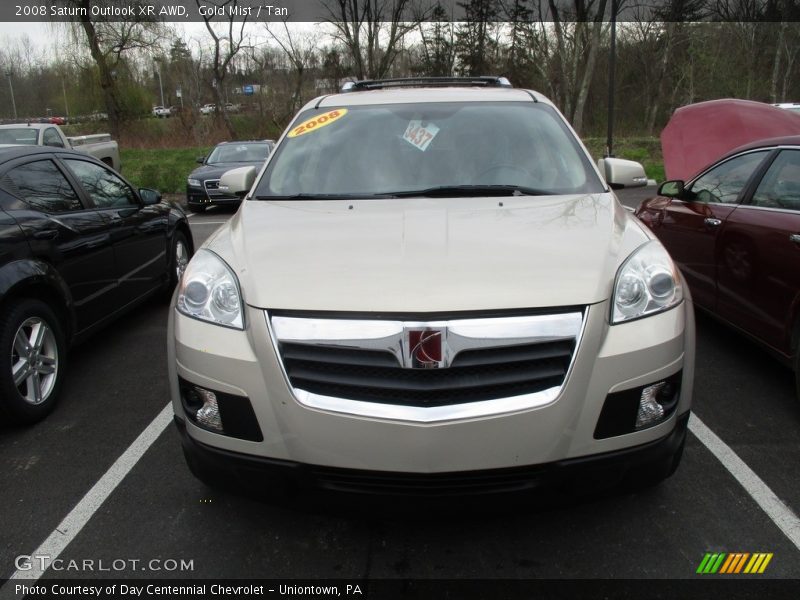 Gold Mist / Tan 2008 Saturn Outlook XR AWD