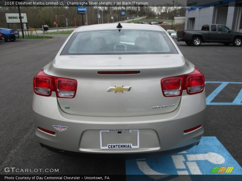Champagne Silver Metallic / Jet Black/Titanium 2016 Chevrolet Malibu Limited LS