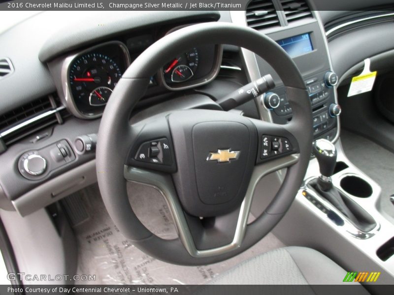Champagne Silver Metallic / Jet Black/Titanium 2016 Chevrolet Malibu Limited LS