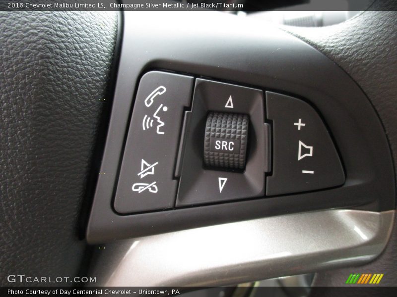Champagne Silver Metallic / Jet Black/Titanium 2016 Chevrolet Malibu Limited LS