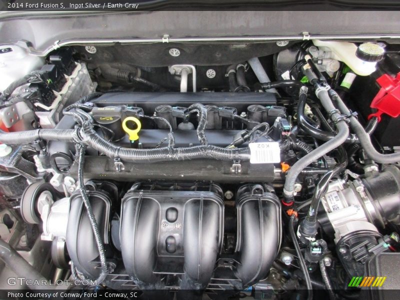 Ingot Silver / Earth Gray 2014 Ford Fusion S