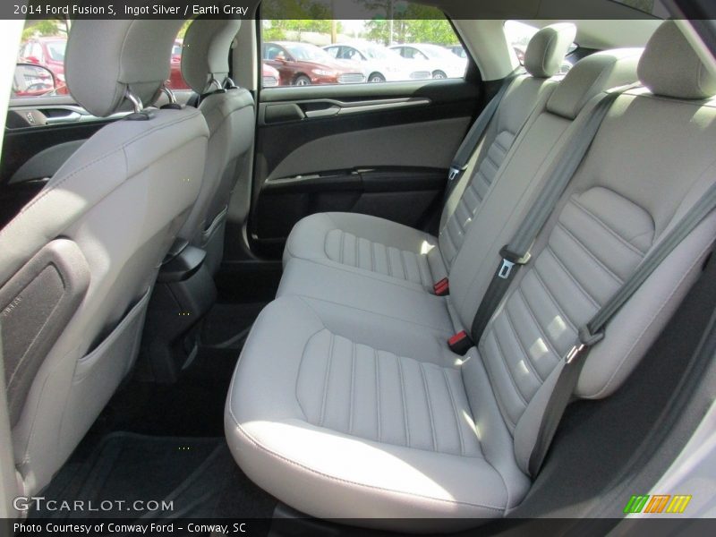 Ingot Silver / Earth Gray 2014 Ford Fusion S