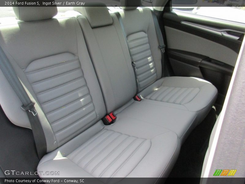 Ingot Silver / Earth Gray 2014 Ford Fusion S