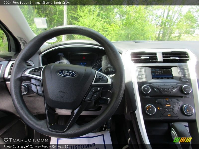 Ingot Silver / Earth Gray 2014 Ford Fusion S