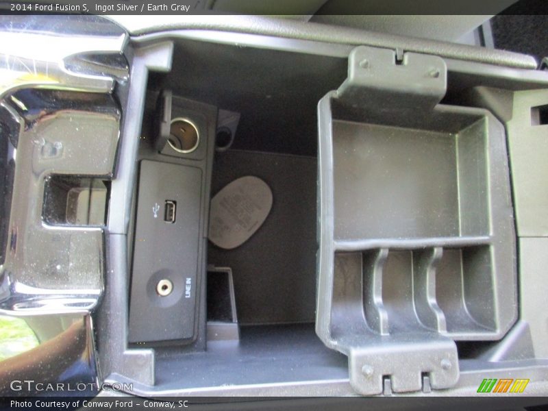 Ingot Silver / Earth Gray 2014 Ford Fusion S