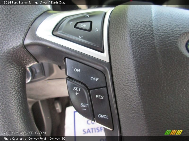 Ingot Silver / Earth Gray 2014 Ford Fusion S