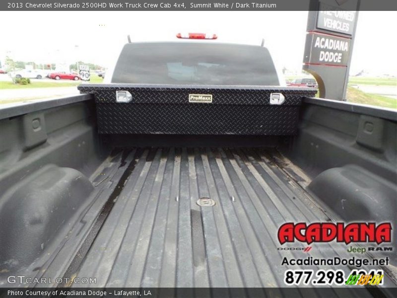 Summit White / Dark Titanium 2013 Chevrolet Silverado 2500HD Work Truck Crew Cab 4x4