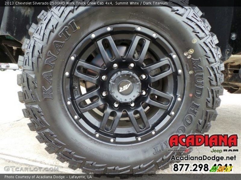 Summit White / Dark Titanium 2013 Chevrolet Silverado 2500HD Work Truck Crew Cab 4x4