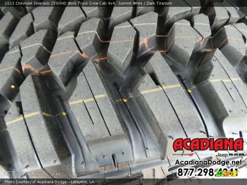 Summit White / Dark Titanium 2013 Chevrolet Silverado 2500HD Work Truck Crew Cab 4x4